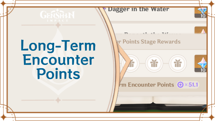 how to use long term encounter points​